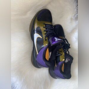 Nike Black and Purple Men's Shoes